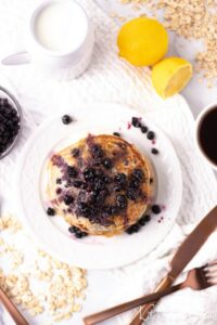 Gluten Free Lemon Blueberry Pancakes | Kitchen Cents