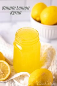 Simple Lemon Syrup | Kitchen Cents