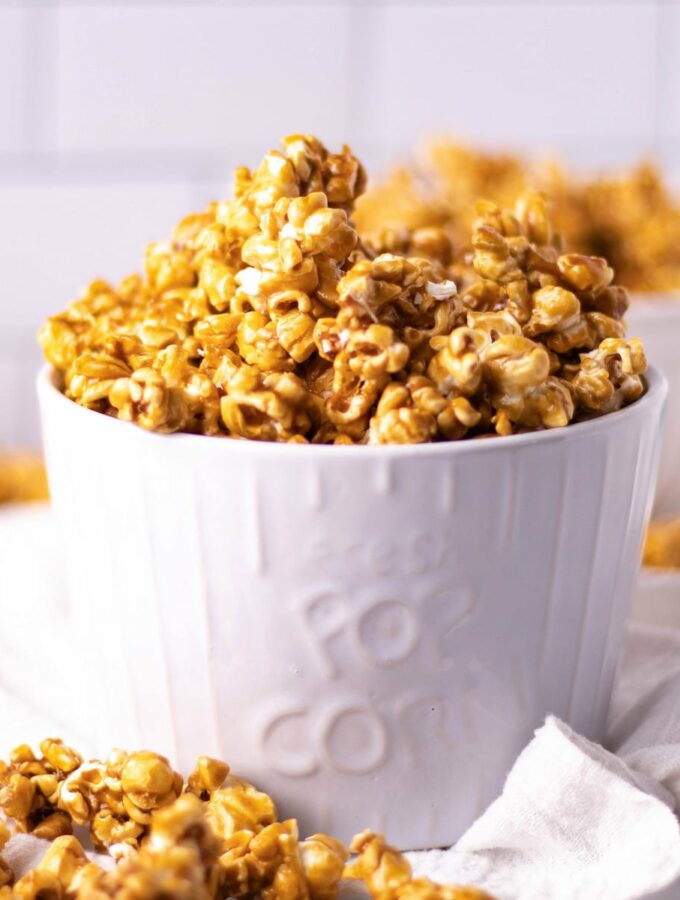 Butter Toffee Caramel Popcorn | Kitchen Cents