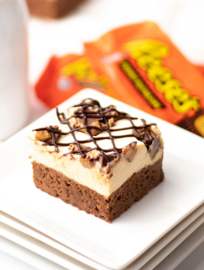 Perfect for a Crowd Peanut Butter Frosted Brownies | Kitchen Cents