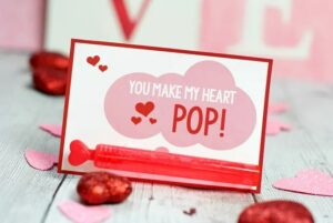 You Make My Heart Pop! | 21+ Free Printable Valentines non-food perfect for kids