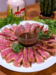 How to make delicious seared ahi appetizer with dipping sauce | Kitchen Cents