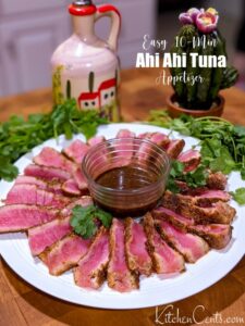 10 minute seared tuna appetizer | Kitchen Cents
