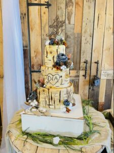 Rustic wedding cake, aspen tree cake Kitchen Cents