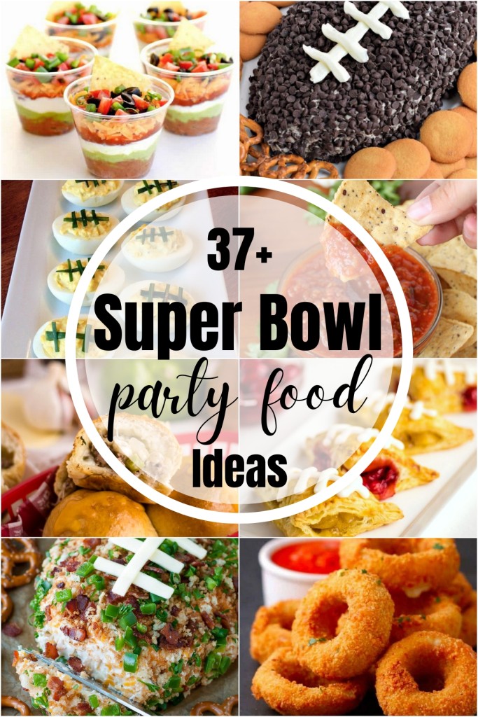 Collage of great super bowl party food ideas | Kitchen Cents