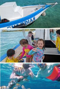 Snorkeling excursion with Compadre Tours Cozumel budget cruise vacation Kitchen Cents