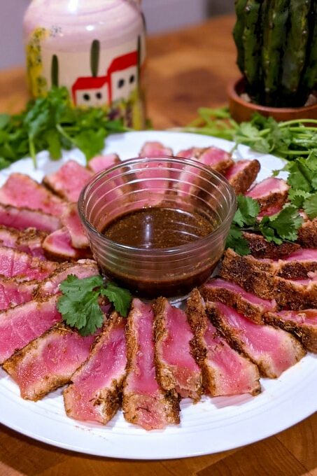 How to make delicious seared ahi appetizer with dipping sauce | Kitchen Cents