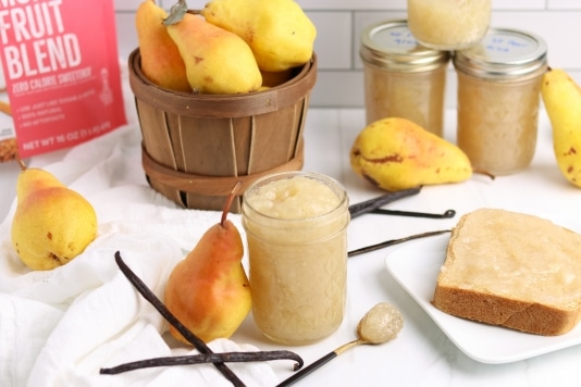 Pear Vanilla Sugar Free Jam | Kitchen Cents