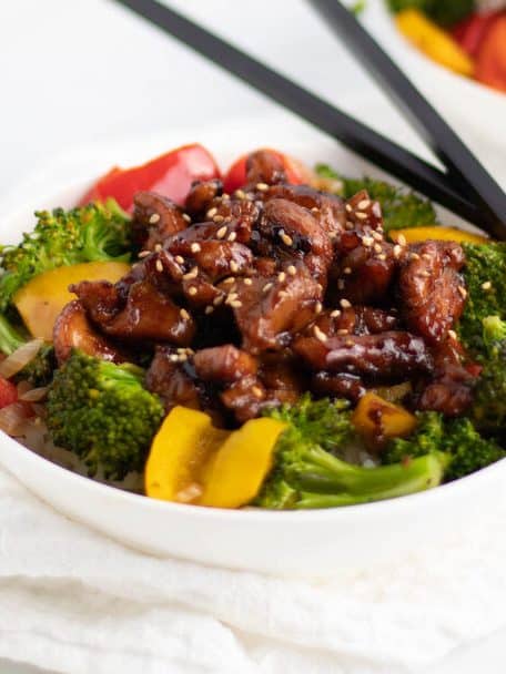 A healthy dinner choice | Kitchen Cents recipes | Teriyaki chicken bowls