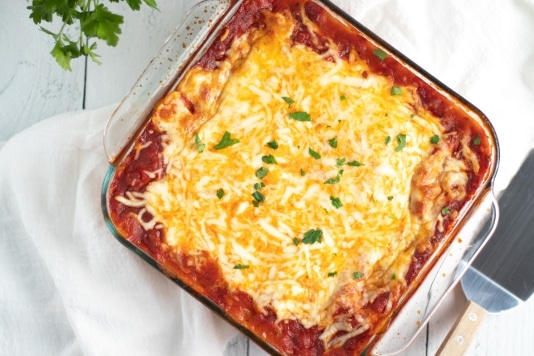 Easy Manicotti Recipe by kitchen cents using egg roll wrappers in place of fresh pasta sheets (3)